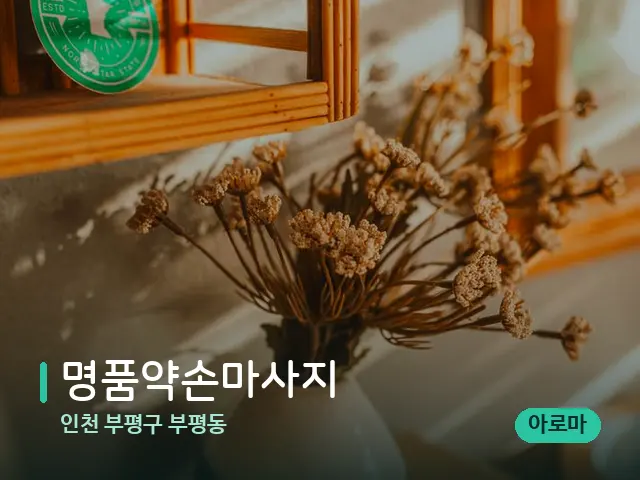 인천 부평구 부평동 명품약손마사지 — 데이 스파 인테리어
