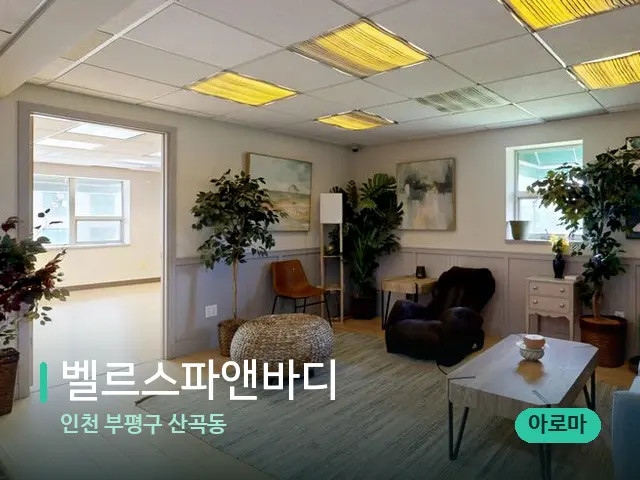 인천 부평구 산곡동 벨르스파앤바디 — 데이 스파 인테리어
